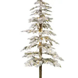 Everlands 2.1m (7ft) Snowy Alpine Fir Pre-Lit Christmas Tree