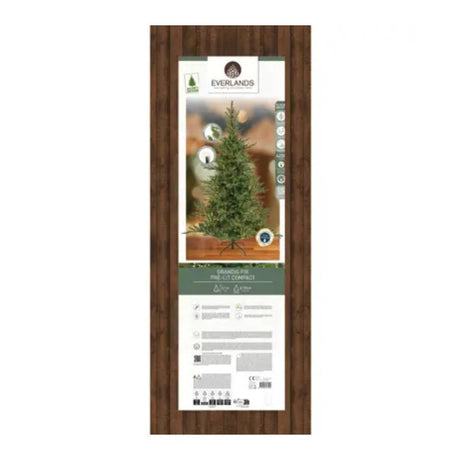 Everlands 2.1m (7ft) Grandis Fir Pre-Lit Artificial Christmas Tree