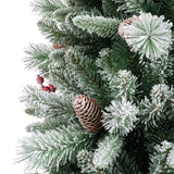 Everlands 2.1m (7ft) Windham Spruce Frosted Artificial Christmas Tree - 684497