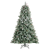 Everlands 2.1m (7ft) Windham Spruce Frosted Artificial Christmas Tree - 684497