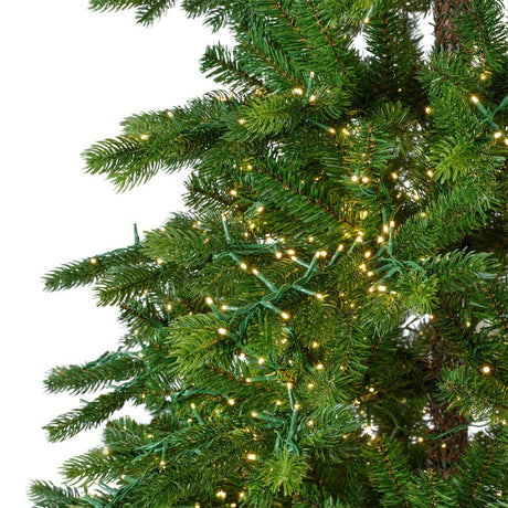 Everlands 2.4m (8ft) Galloway Spruce Pre-Lit Artificial Christmas Tree