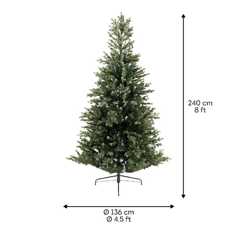 Everlands 2.4m (8ft) Geneva Fir Artificial Christmas Tree - 684303