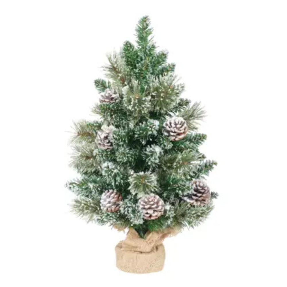 Everlands 45cm Mini Victoria Frosted Tree - 689994