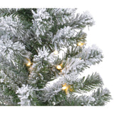 Everlands 60cm Snowy Imperial Mini Pre-Lit Artificial Christmas Tree - 680023