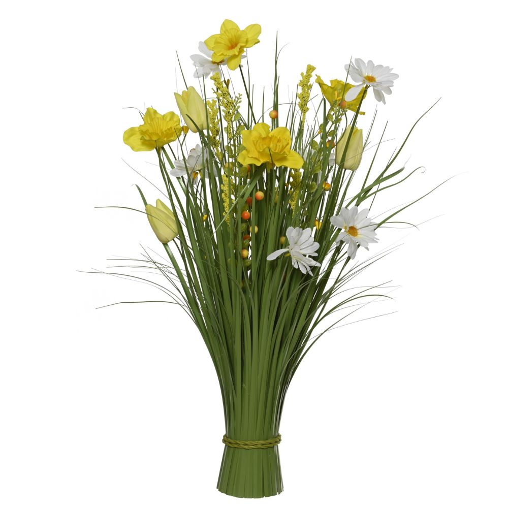 Everlands 70cm Artificial Polyester Grass Bunch