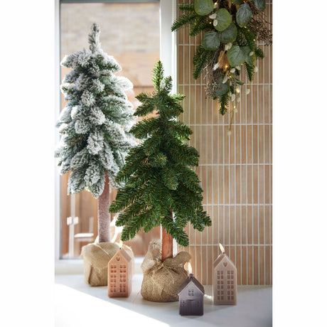 Everlands 80cm Tora Pine Snow Artificial Christmas Tree - 683983