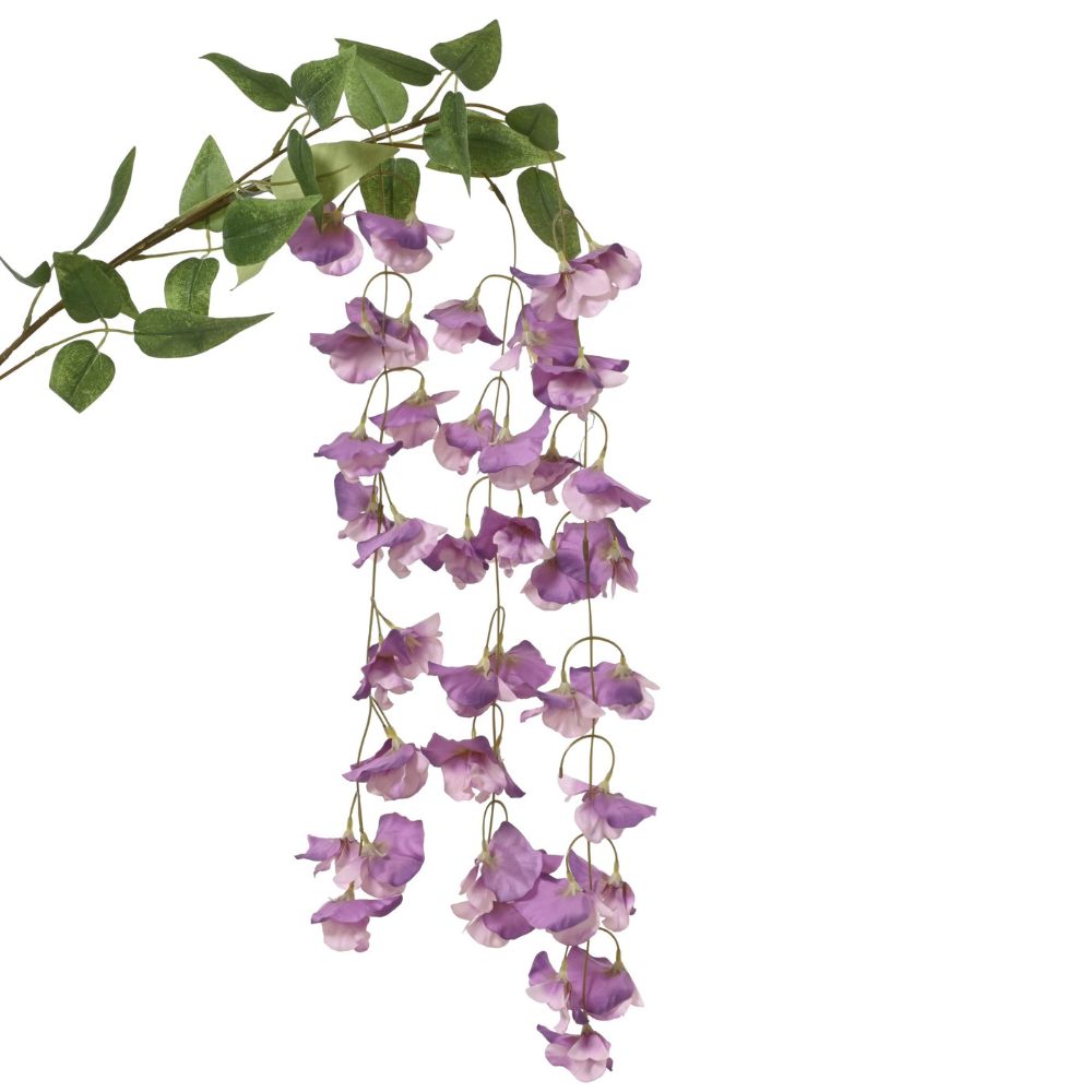 Everlands 85cm Polyester Lilac Morning Glory Spray