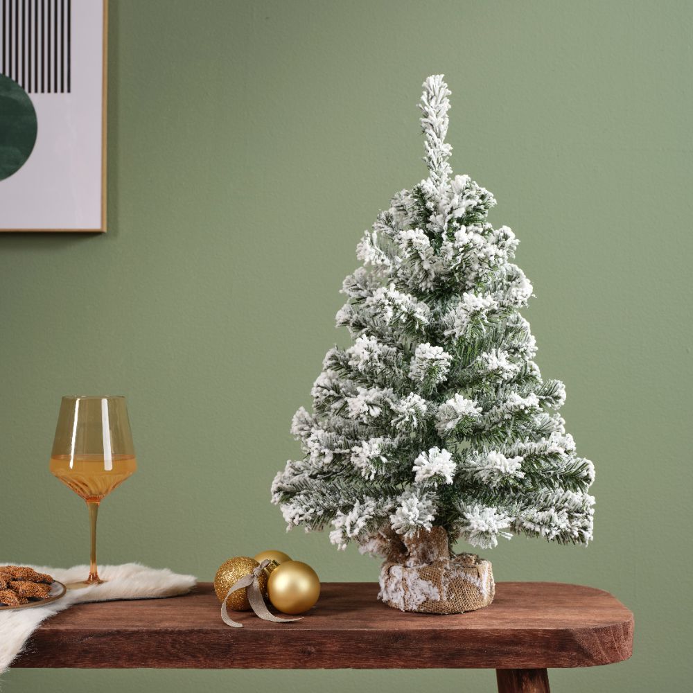 Everlands 90cm (3ft) Snowy Imperial Mini Artificial Christmas Tree - 683178