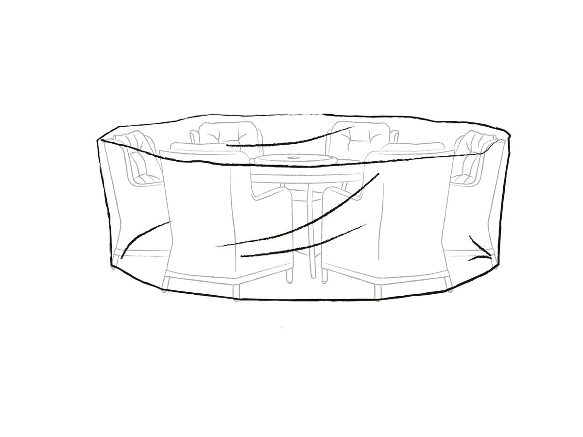 Bramblecrest 175cm x 120cm Elliptical Dining Set Cover