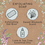 Heathcote & Ivory 160g In The Garden Exfoliating Soap Bar