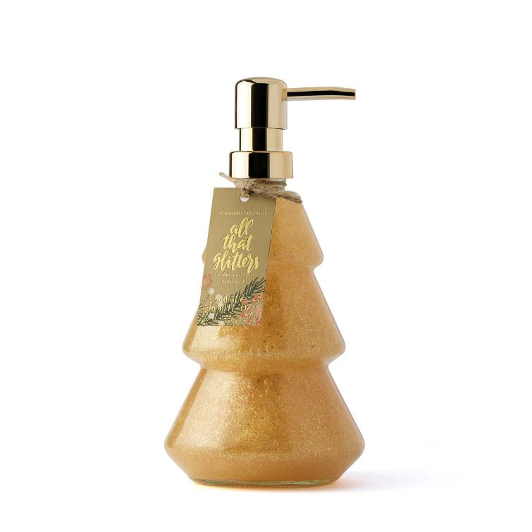 The Somerset Toiletry Co Soap 500ml Gold Sandalwood Festive Glitter Hand Wash