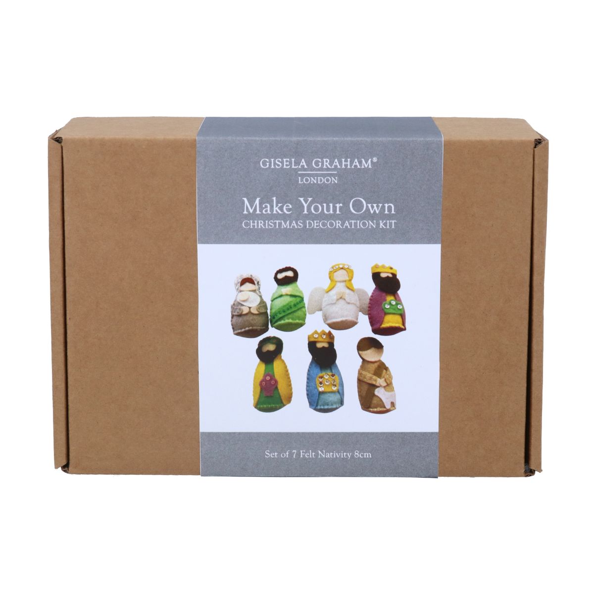 Gisela Graham Make Your Own Nativity Kit Box