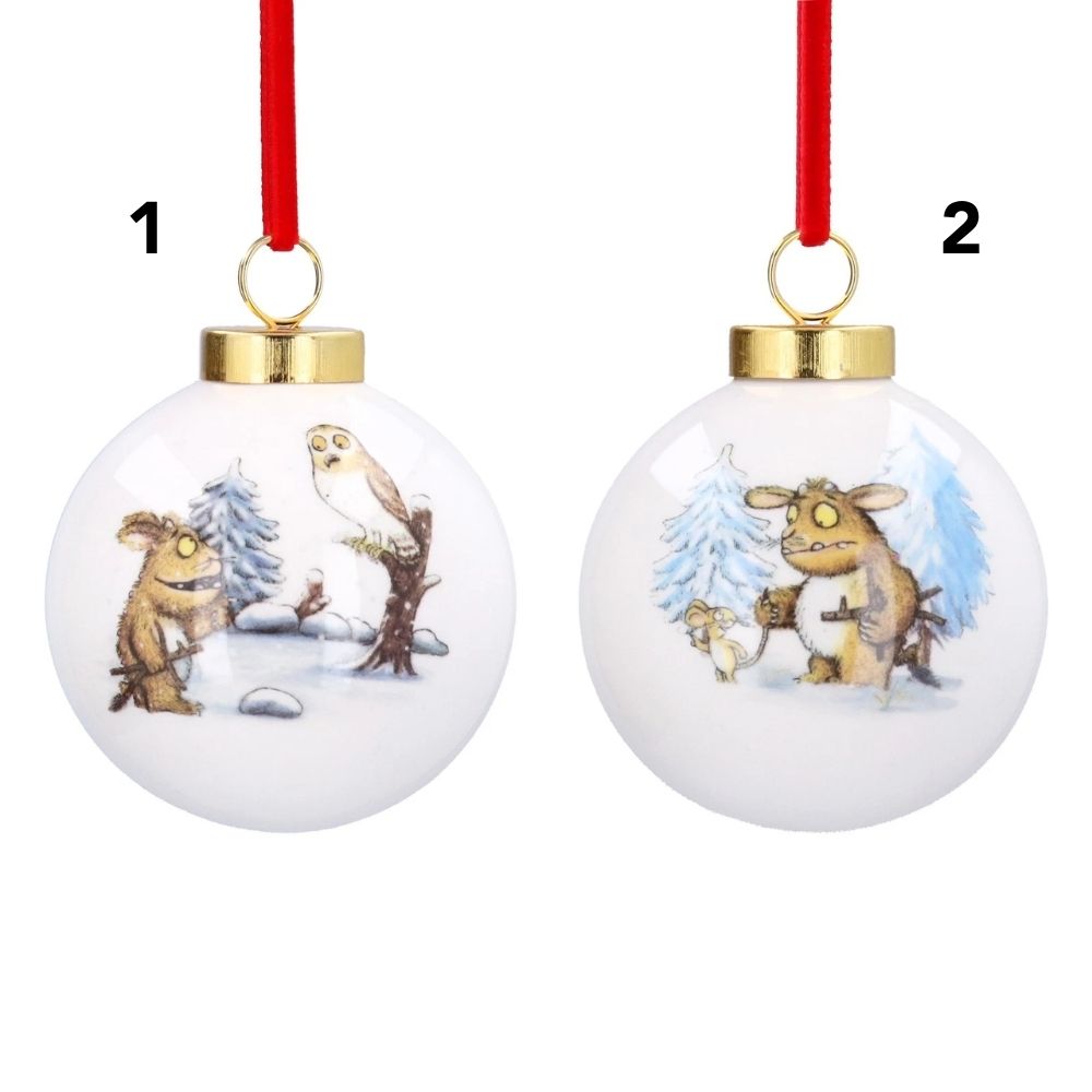 Gisela Graham 6cm The Gruffalo's Child Ceramic Bauble (Choice of 2)