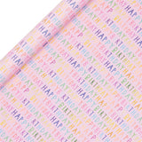 Glick 4m Happy Birthday Wrapping Paper Roll - Pink