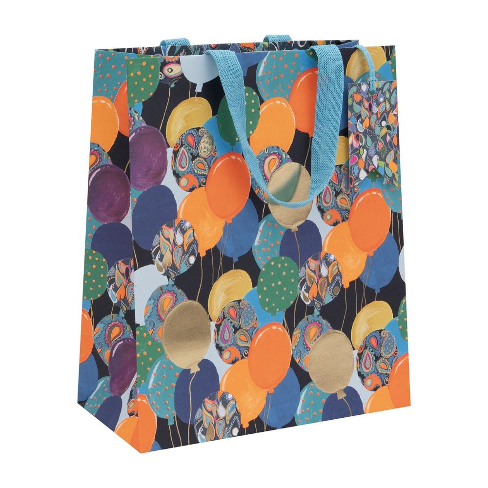 Glick Balloons Design Large Gift Bag - Blue
