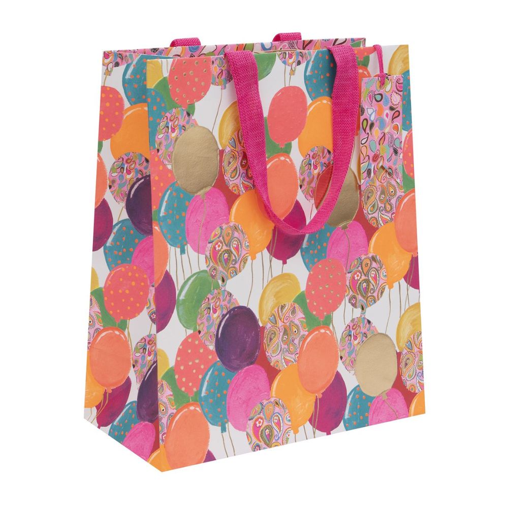 Glick Balloons Design Large Gift Bag - Pink