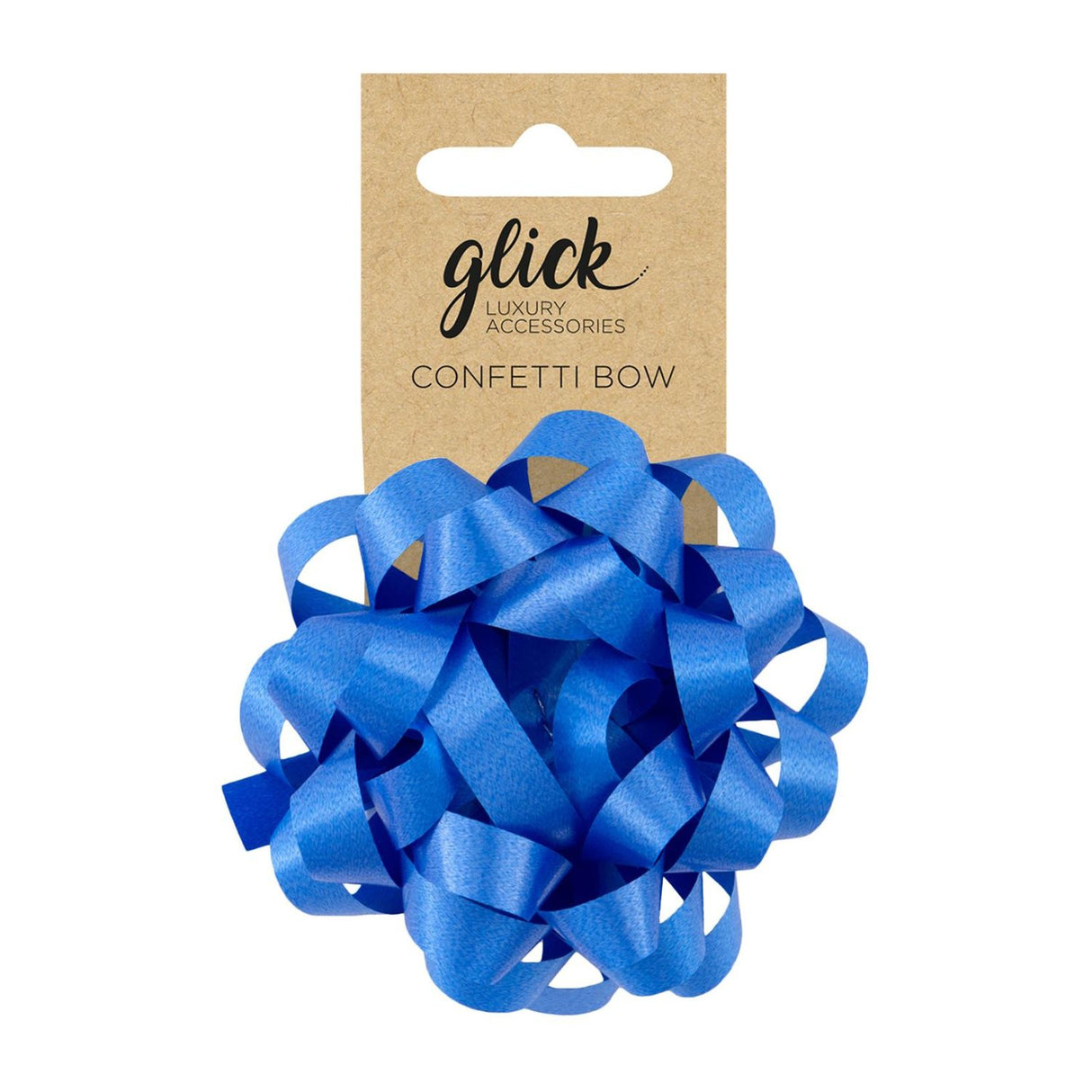 Glick Confetti Gift Wrap Bow - Indigo