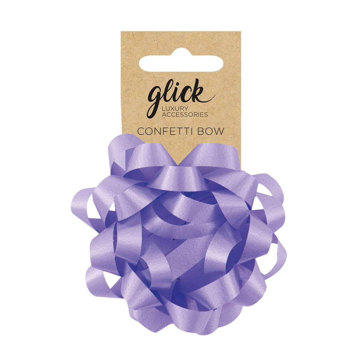 Glick Confetti Gift Wrap Bow - Lilac