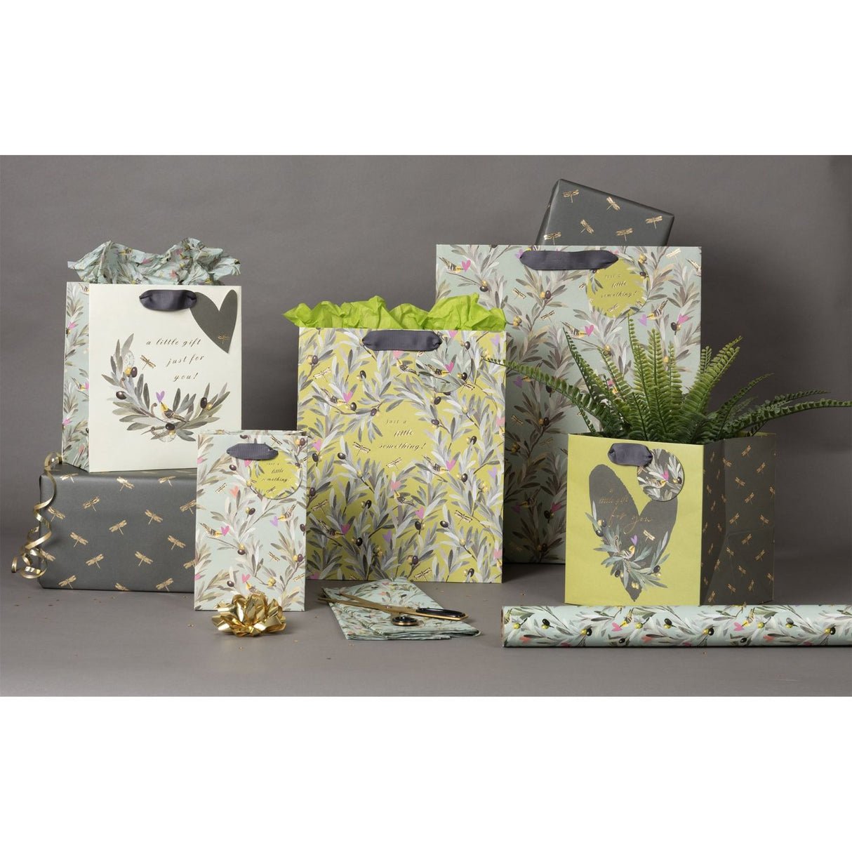 Glick Olive Grove Medium Gift Bag - Green