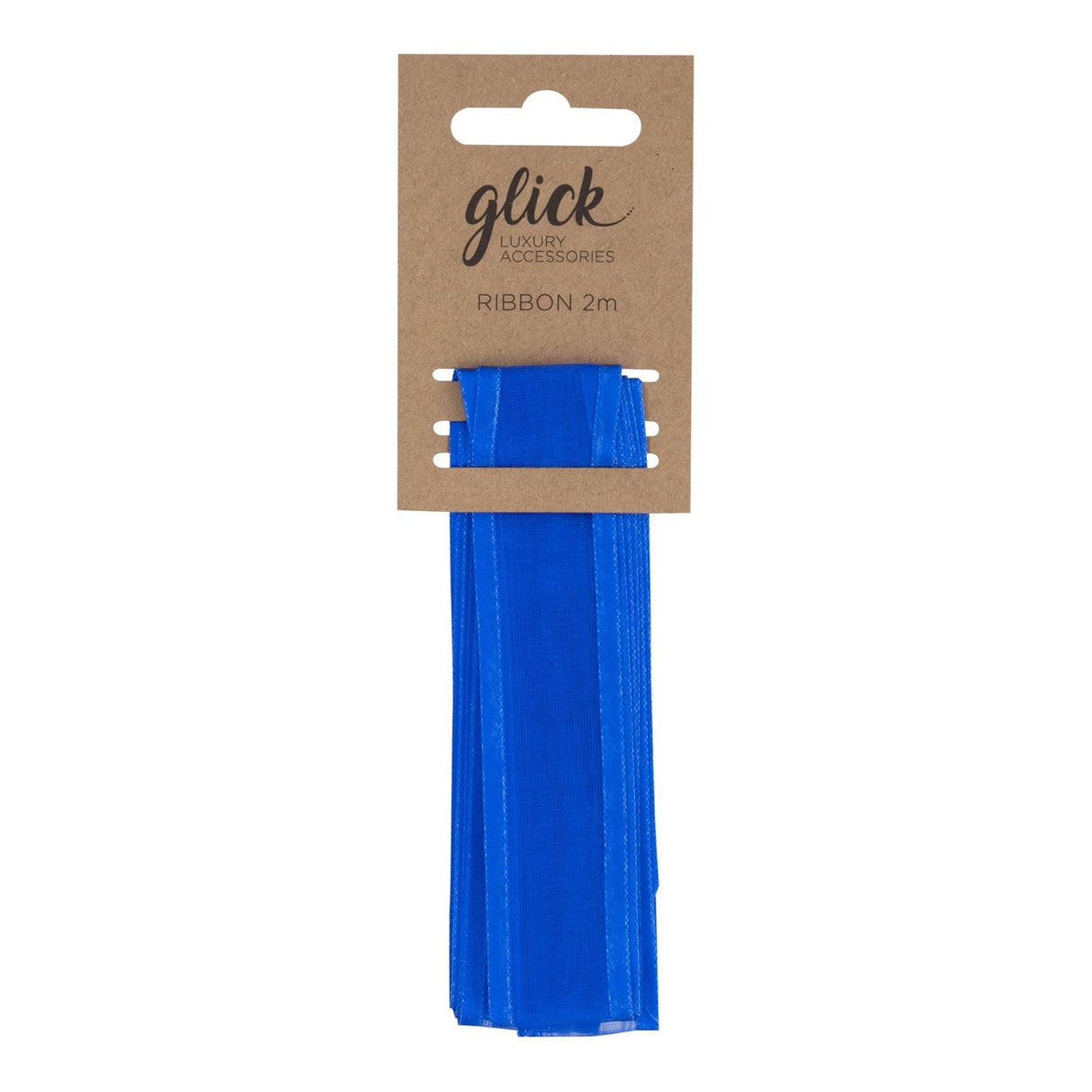 Glick Ribbon with Satin Edge Ribbon - Indigo