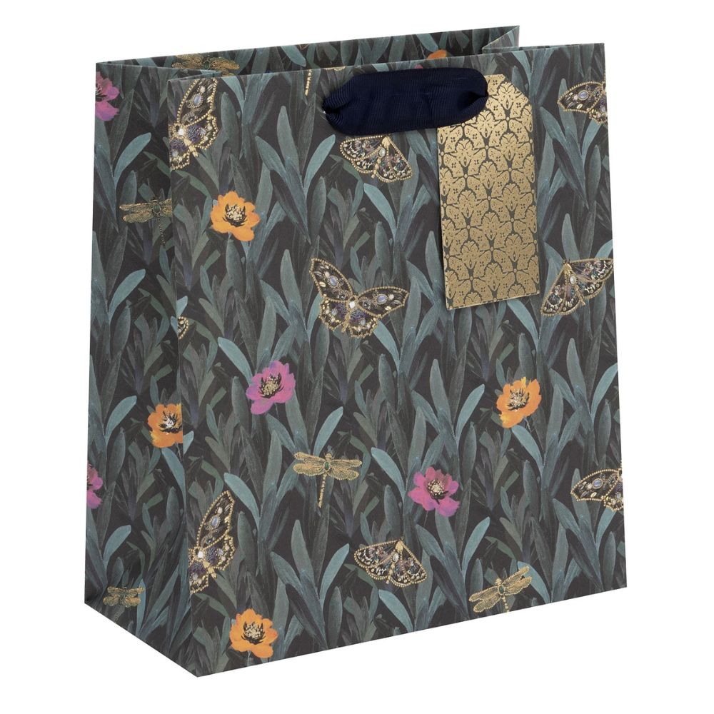 Glick The Butterfly Collective Design Medium Gift Bag - Grey