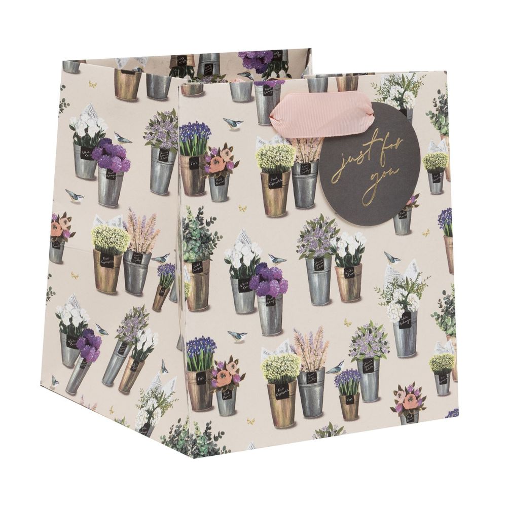 Glick 20cm Plant Flower Market Gift Bag