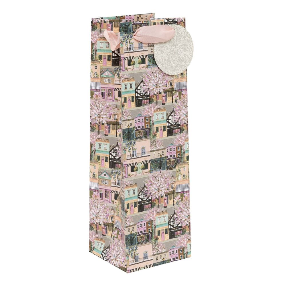 Glick 34cm York Place Bottle Gift Bag