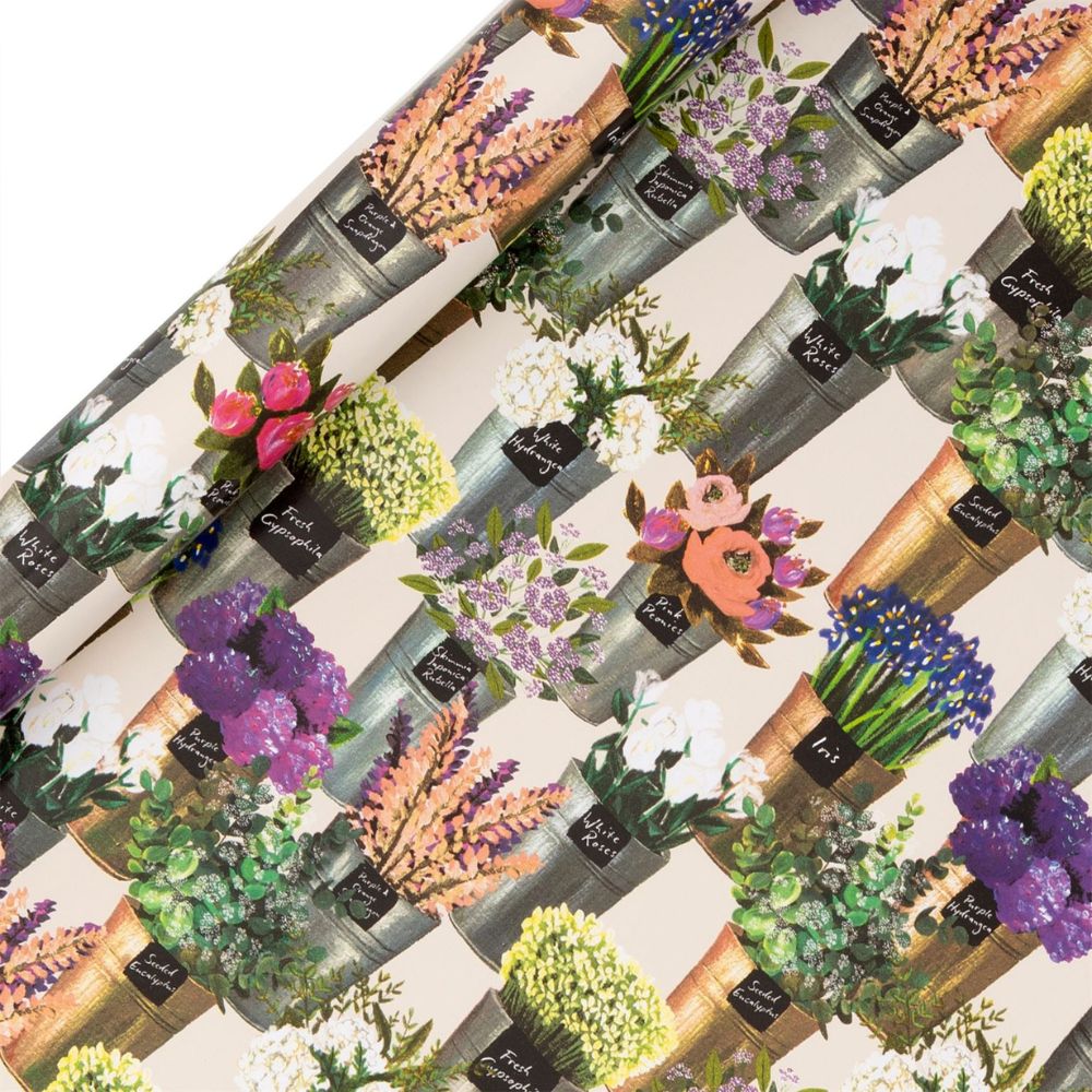 Glick 4m Flower Market Wrapping Paper
