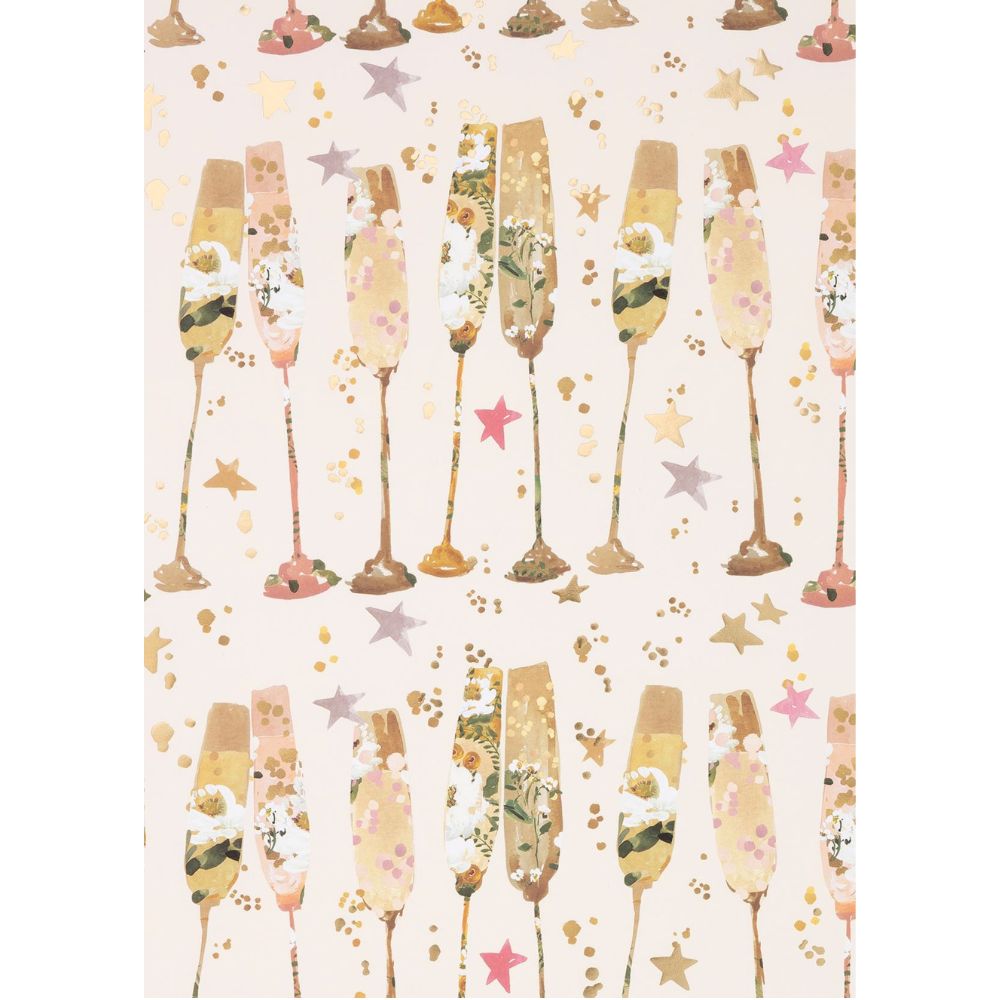 Glick 50cm x 70cm Flute Wrapping Paper Sheet