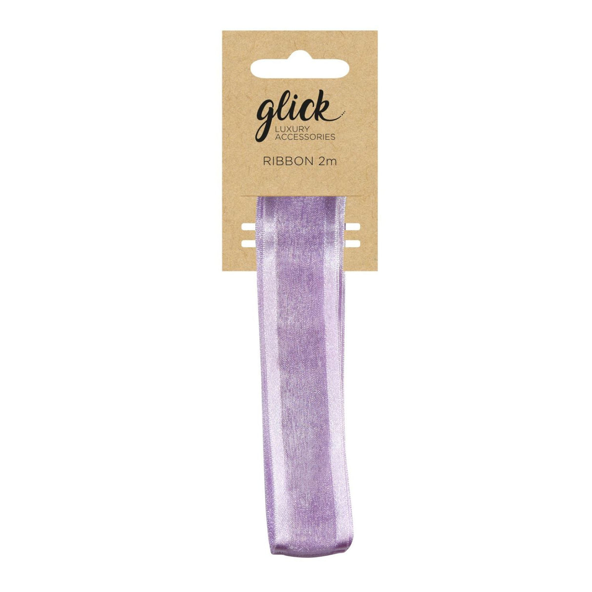 Glick Ribbon with Satin Edge Ribbon - Lilac