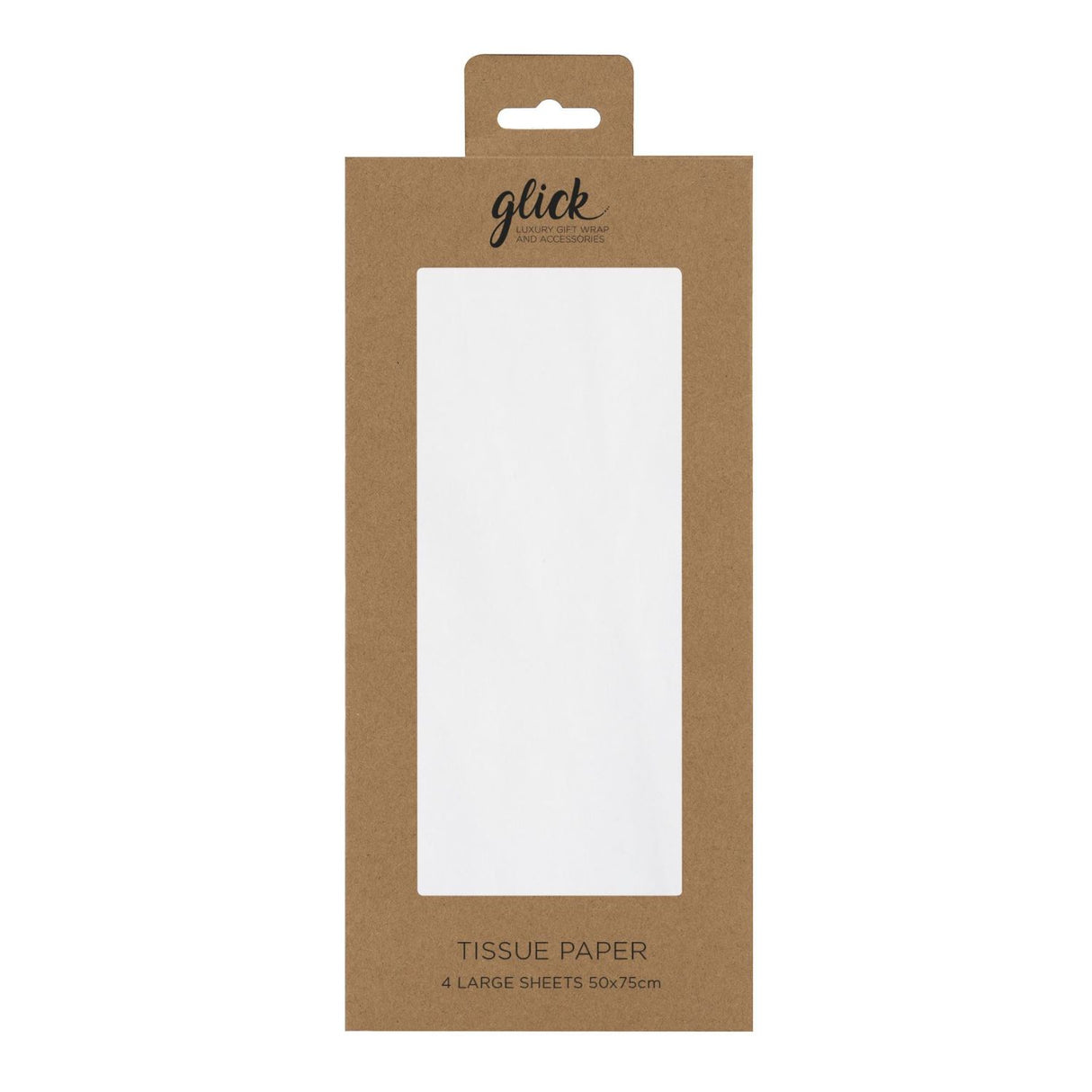 Glick Tissue Paper Large Sheets - (Pack of 4) - White