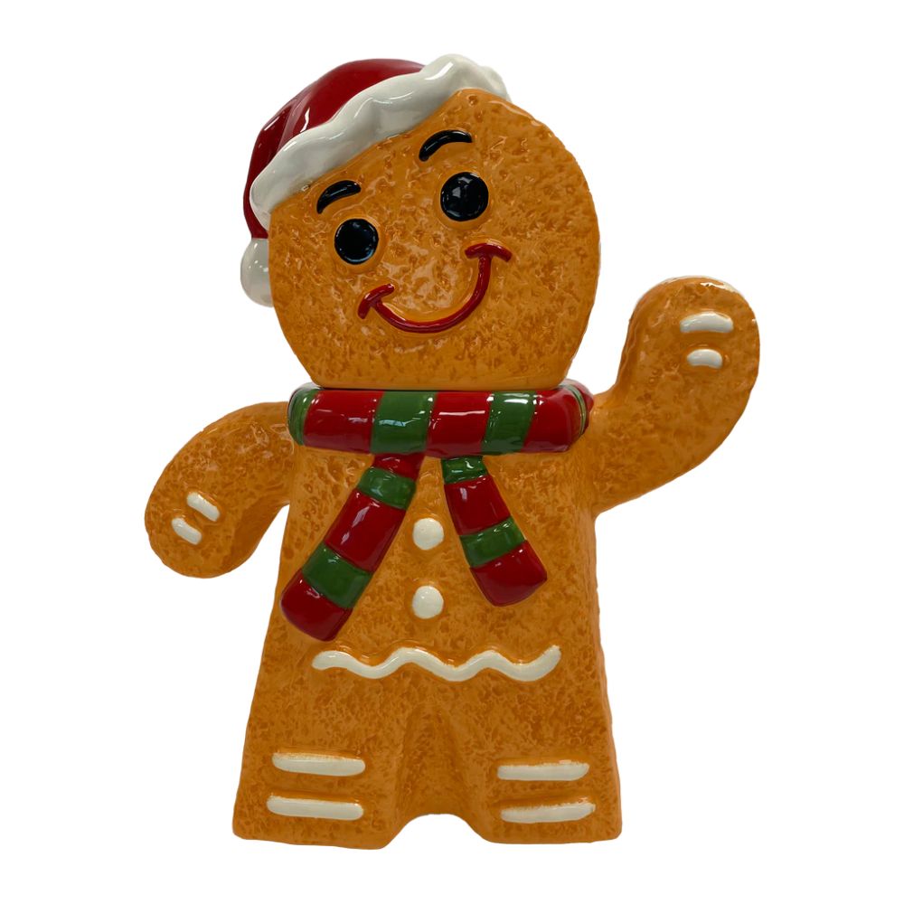 Grandma Wild's Ceramic Gingerbread Man Biscuit Jar