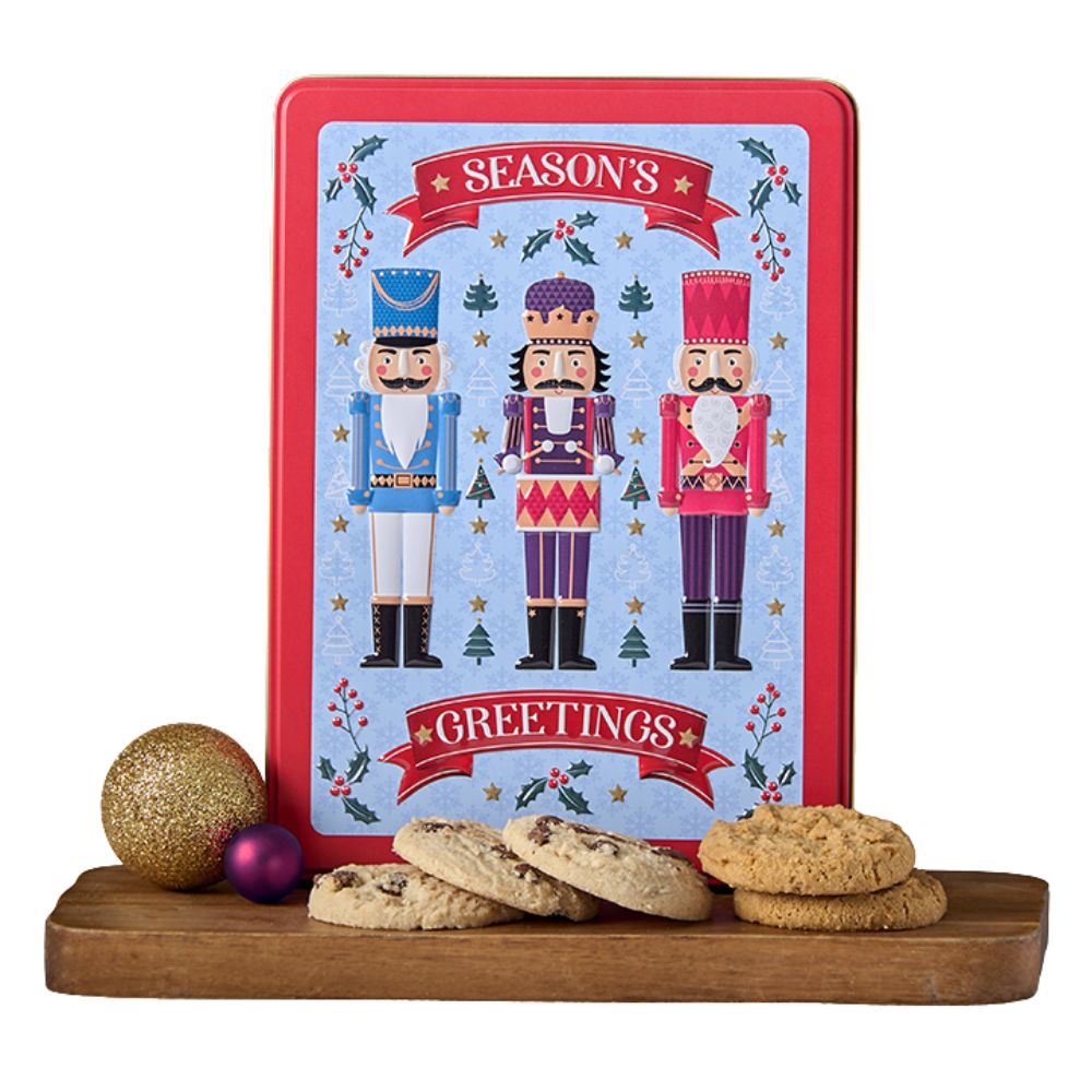 Grandma Wild’s Embossed Nutcracker Biscuit Tin