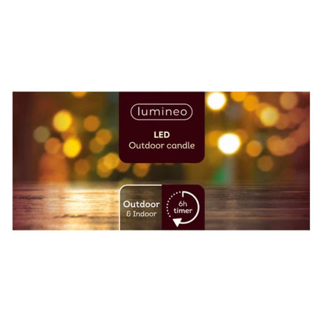 Kaemingk 17cm Battery Operated Candle with LED Wick