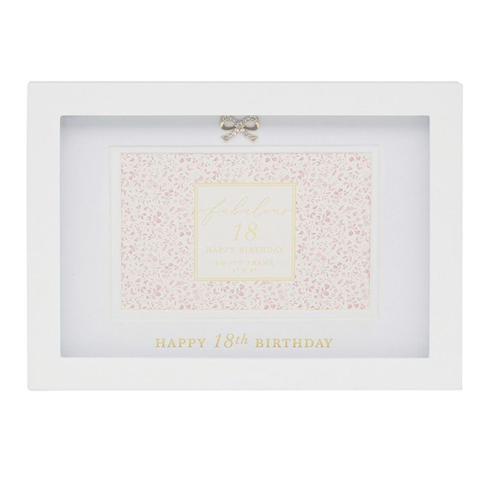 Hearts Design 4x6 18th Birthday Photo Frame