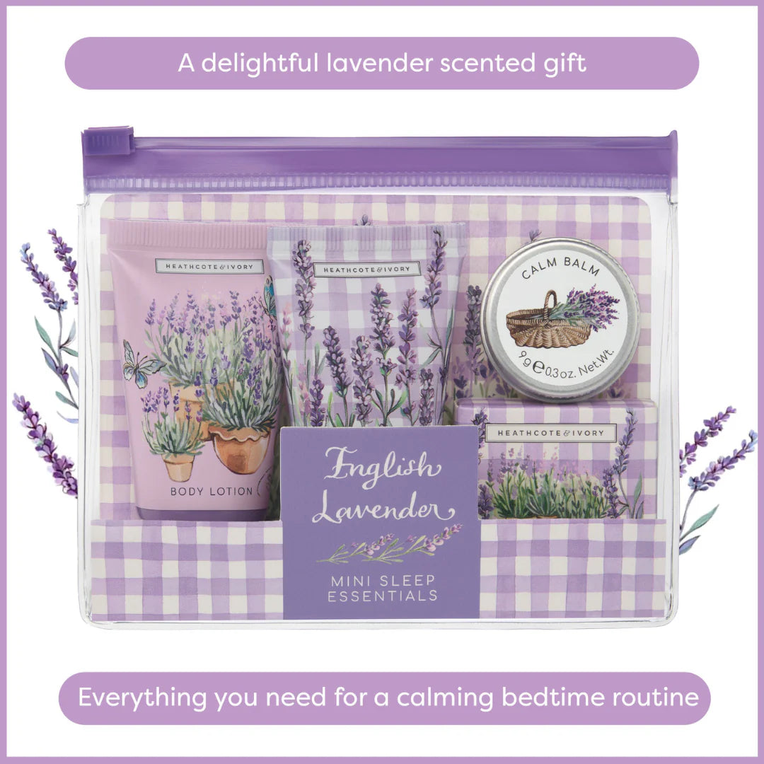 Heathcote & Ivory English Lavender Mini Sleep Essentials Gift Set - FG6741