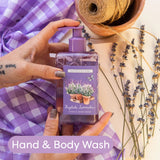Heathcote & Ivory 250ml English Lavender Hand & Body Wash - FG6739