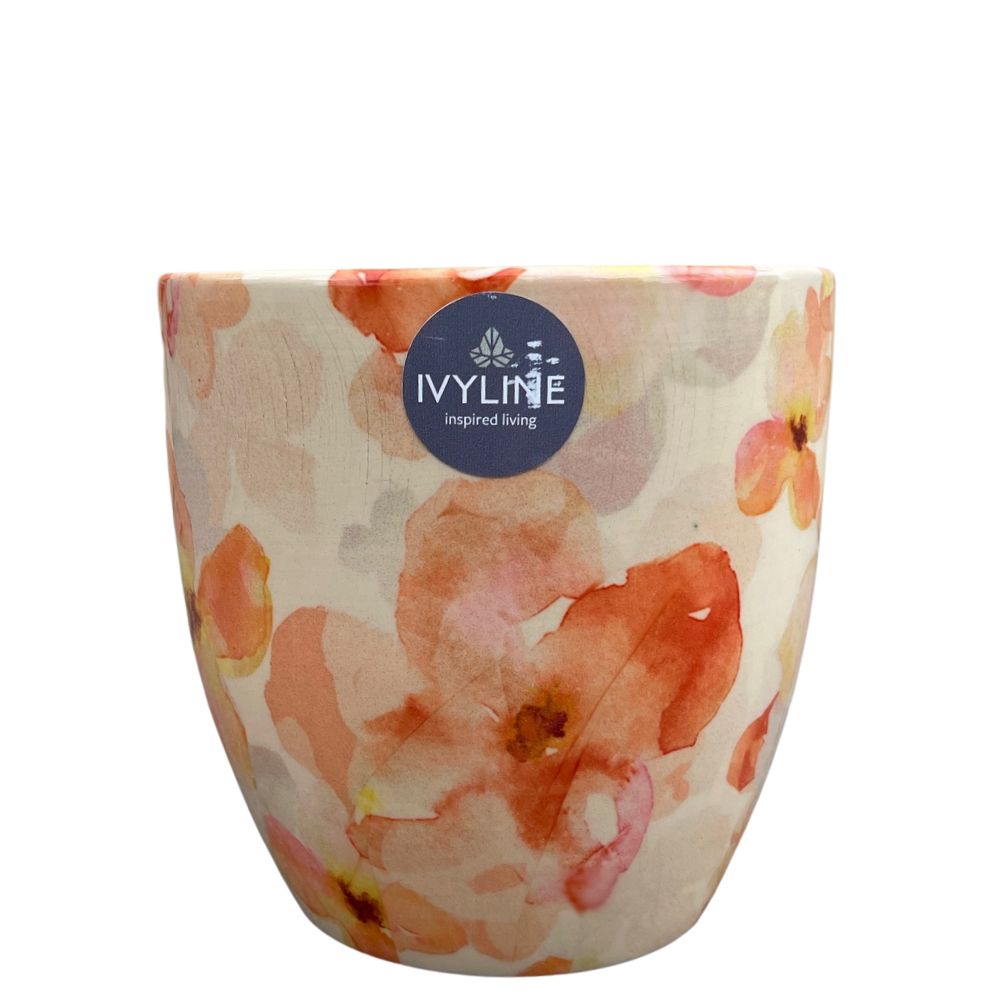 Ivyline 15cm Monza Abstract Floral Planter (Choice of 2)