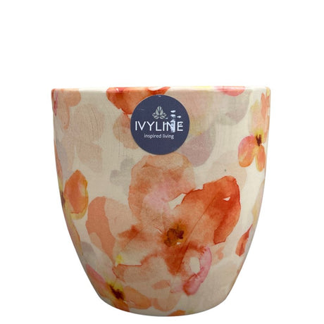 Ivyline 15cm Monza Abstract Floral Planter (Choice of 2)