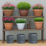 Ivyline 23cm Snowshill Slate Grey Planter