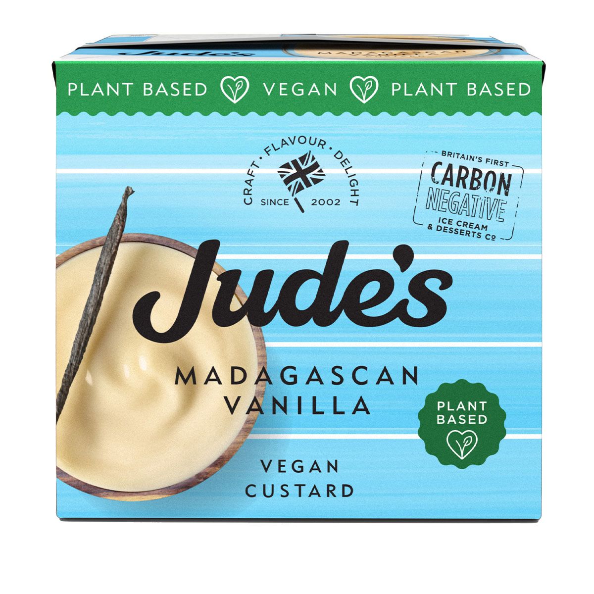 Jude's 500g Vegan Madagascan Vanilla Custard
