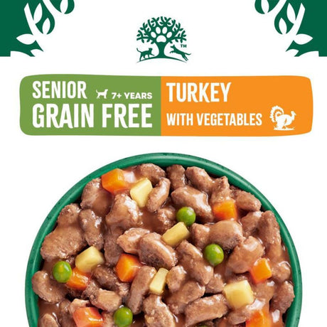 James Wellbeloved 90g Grain Free Senior Wet Dog Food in Gravy - Turkey