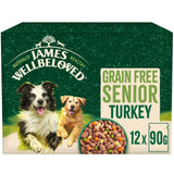 James Wellbeloved 90g Grain Free Senior Wet Dog Food in Gravy - Turkey