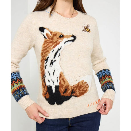 Joe Browns Fabulous Fox Jumper - Cream