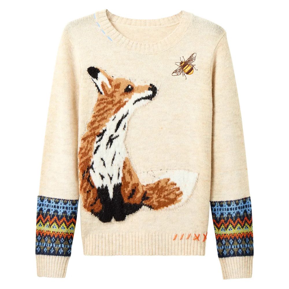 Joe Browns Fabulous Fox Jumper - Cream