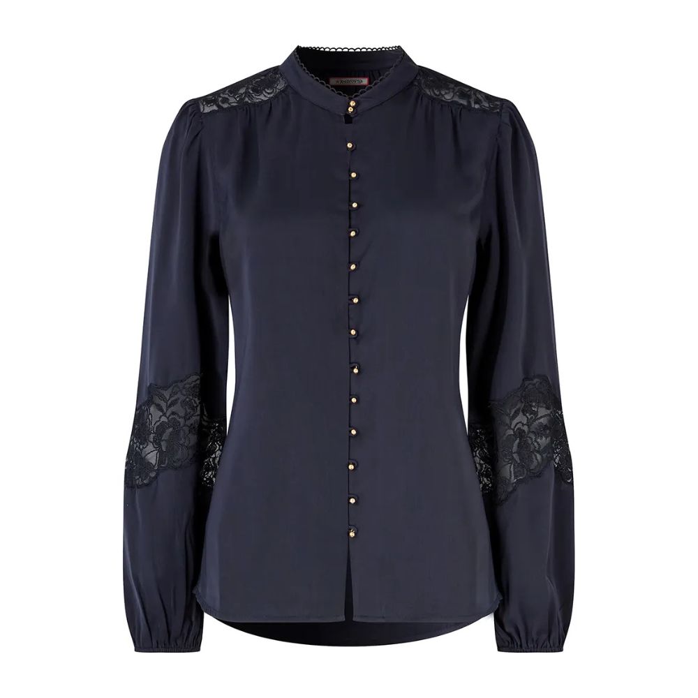 Joe Browns Suzanna Satin Blouse - Blue