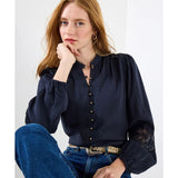 Joe Browns Suzanna Satin Blouse - Blue