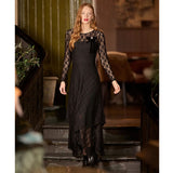 Joe Browns Sylvie Lace Dress With Brooch - Black