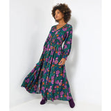 Joe Browns Whimsical Wonders Floral Maxi Dress - Black