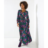 Joe Browns Whimsical Wonders Floral Maxi Dress - Black